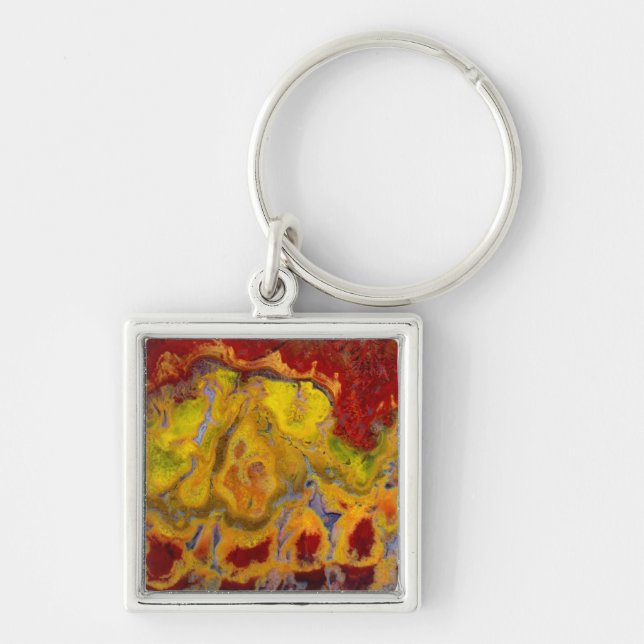 Red Crayola Jasper Keychain (Front)