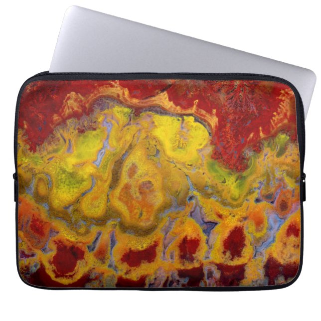 Red Crayola Jasper Laptop Sleeve (Front)