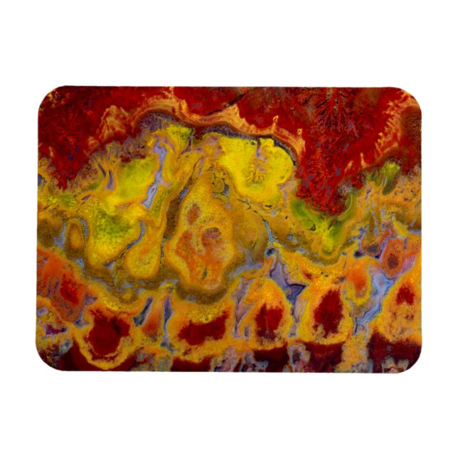 Red Crayola Jasper Magnet (Horizontal)