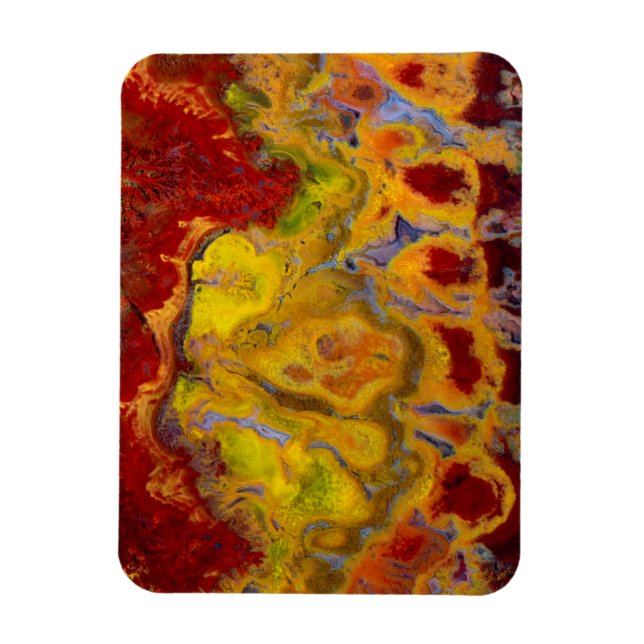 Red Crayola Jasper Magnet (Vertical)