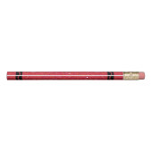 Red Crayon Teacher Pencil (Back)
