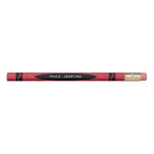 Red Crayon Teacher Pencil (Front)