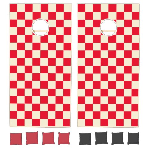 Red & Cream Checker