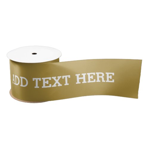 Red Create your own â Make it your own text Satin Ribbon