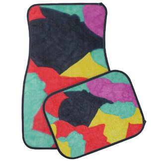 Red Creatures Car Mats