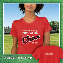 Red Creekside Park Cougars Cheer 2023-2024