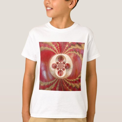 Red Cricket balls design T_Shirt