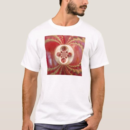 Red Cricket balls design T_Shirt