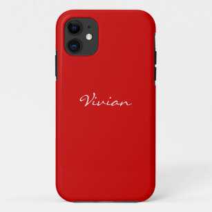 Red Crimson iPhone 5 Barely There Case