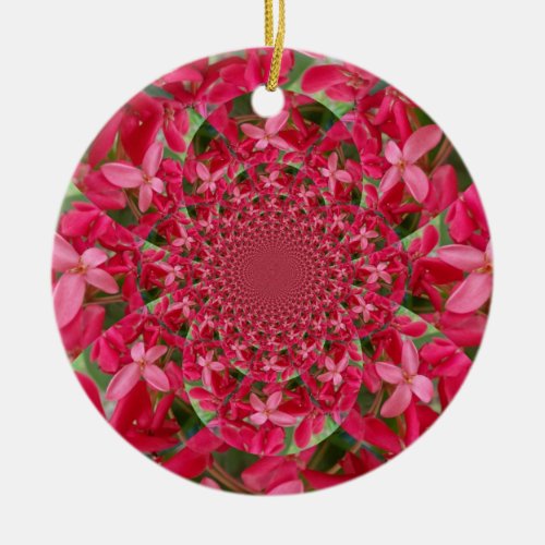 Red Crimsonjpg Ceramic Ornament