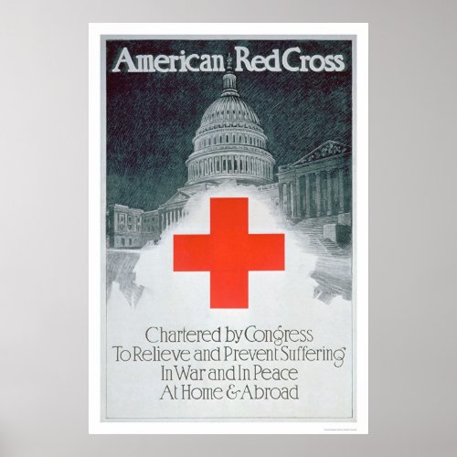 Red Cross Chartered by Congress US00297 Poster