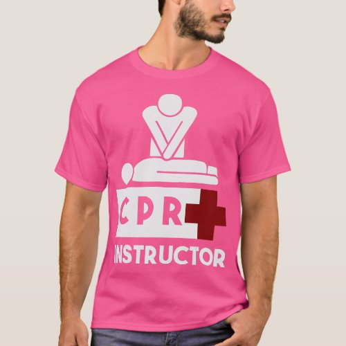 Red Cross CPR Instructor For Men and Women  T_Shirt