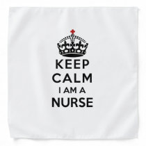 red cross crown Keep Calm I am a Nurse Bandana