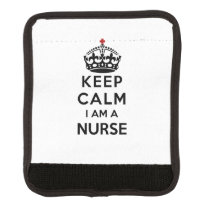 red cross crown Keep Calm I am a Nurse Luggage Handle Wrap