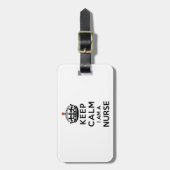 red cross crown Keep Calm I am a Nurse Luggage Tag (Front Vertical)