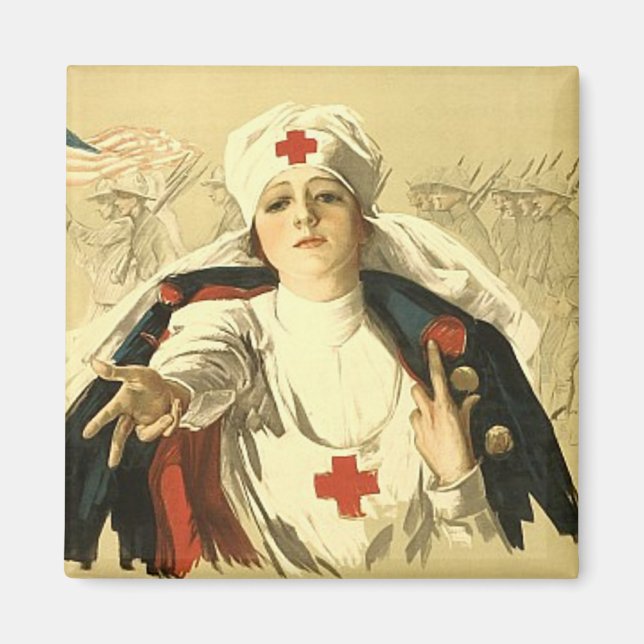 Red Cross Magnet (Front)