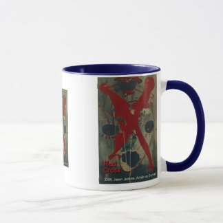 red cross  mug