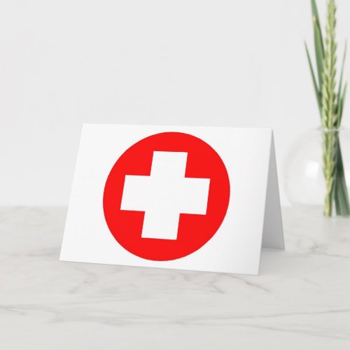 Red Cross Products  Designs Holiday Card