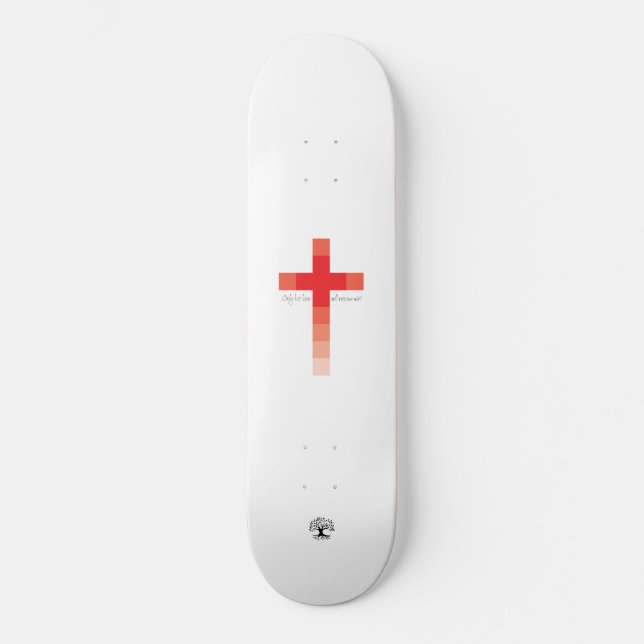 Red Cross Skateboard (Front)