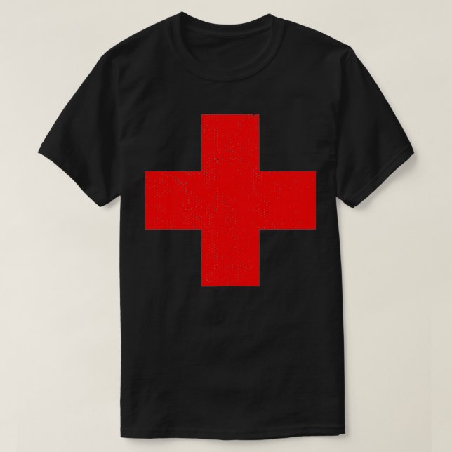 Red Cross  T-Shirt (Design Front)