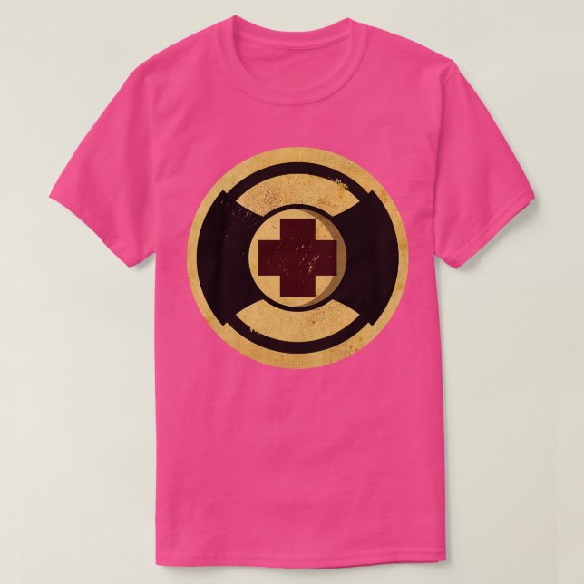 Red Cross Vintage T-Shirt (Design Front)
