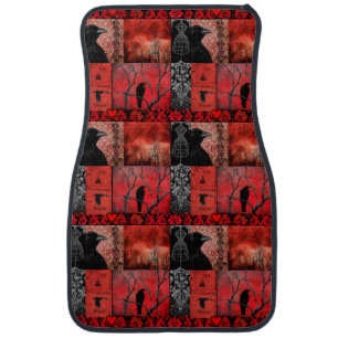Red Crow Menagerie Car Floor Mat
