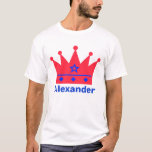 Red Crown Customizable T-shirt at Zazzle