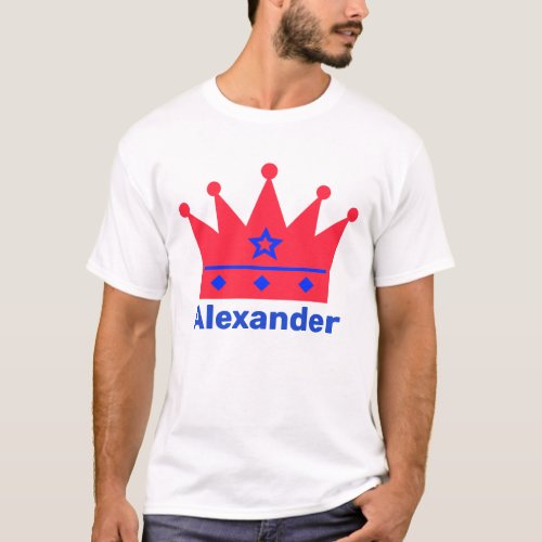 Red Crown Customizable T_Shirt