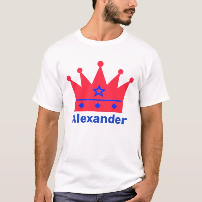 Red Crown Customizable T-Shirt (Front)