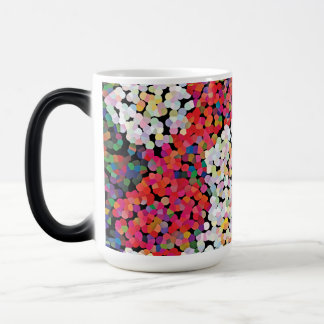 Red Crystal Floral Blooms Color Morph Mug