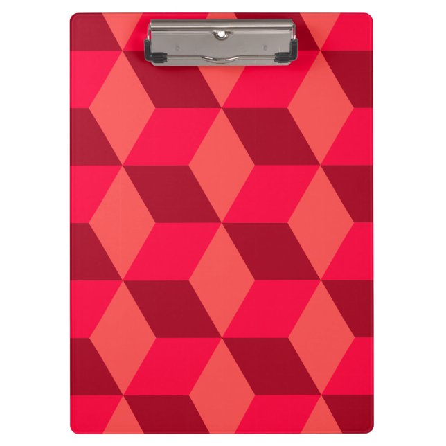 Red Cubes Clipboard (Front)
