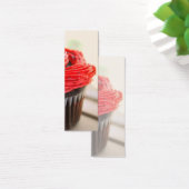 Red Cupcake Photograph Mini Bookmarks (Desk)