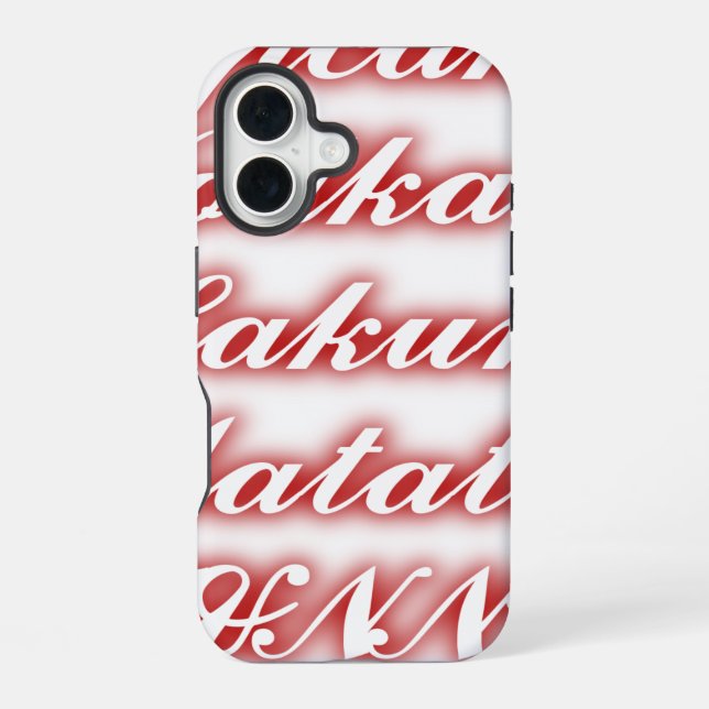 Red Cupcakes Vodka  Hakuna Matata FUNNY. Iphone Case (Back)