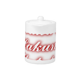 Red Cupcakes Vodka Hakuna Matata FUNNY. Teapot