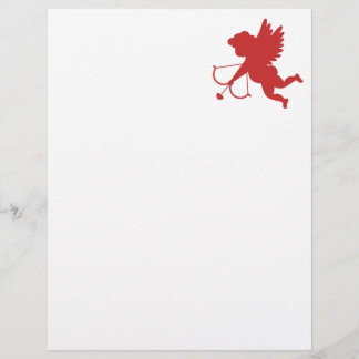 Red Cupid Silhouette