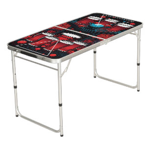 Red Cups Theme Beer Pong Table