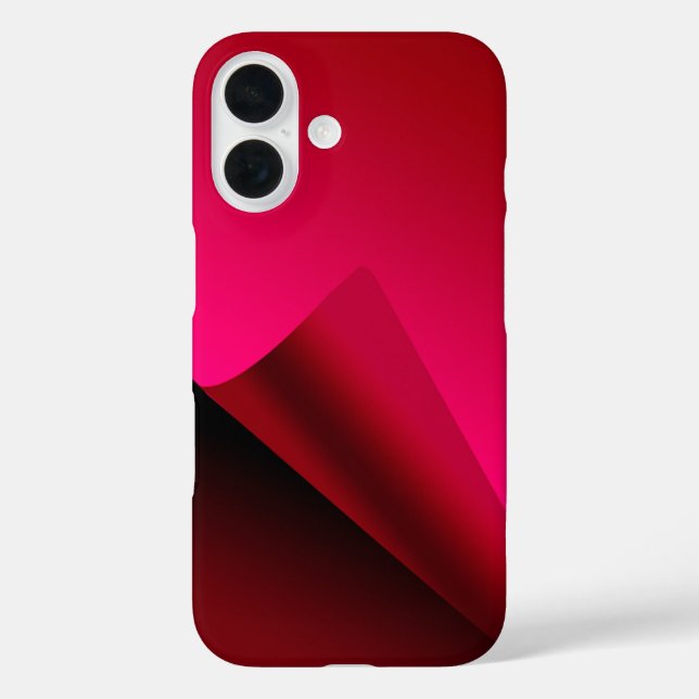 Red Curl background Case-Mate iPhone Case (Back)