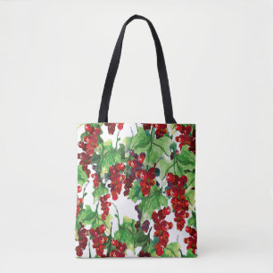 Red Currant Seamless Pattern Tote Bag