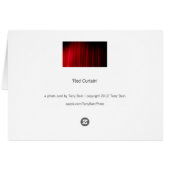 Red Curtain Cards (Back Horizontal)