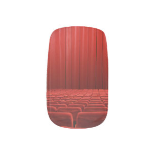 Red Curtain Theater Nail Art Manicure Stickers