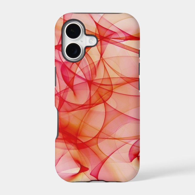Red Curves - iPhone 5 Casing Case (Back)