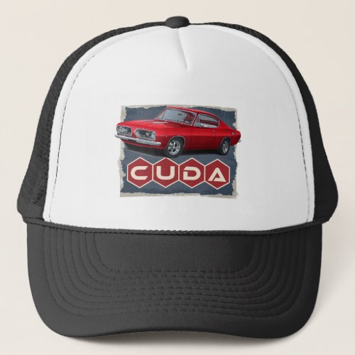 Red Custom Cuda Trucker Hat