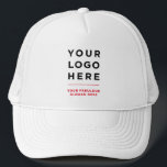 Red Custom Logo and Text Branded Hat No Minimum<br><div class="desc">Business Logo eyecatching red Printed Optional Text Promotional Baseball & Trucker Hat Express your unique company style with our customizable logo and text branded hats - no minimum order required. Whether you prefer vibrant hues or classic shades, we offer a wide range of color options for best matching with your...</div>