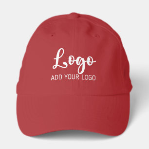 Red Customizable Business Logo Performance Cap
