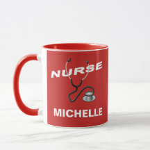 RED Customizable Name Nurse