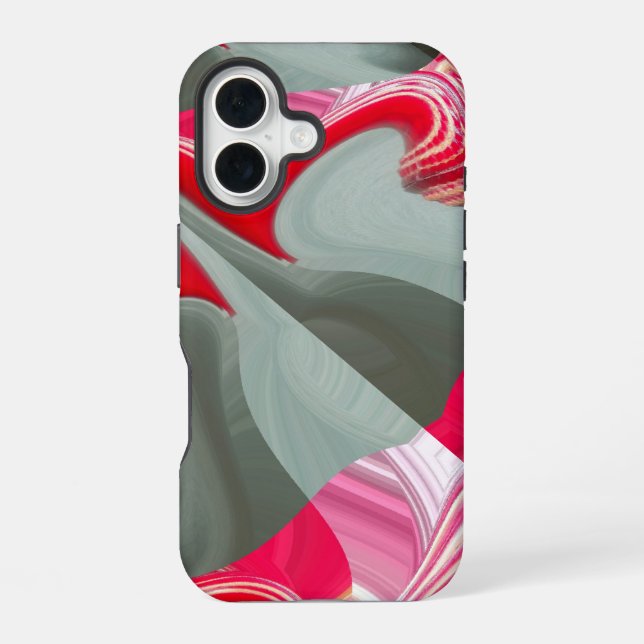 red Customize Product Iphone Case (Back)