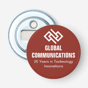 Red Cyber Security Technology Company Custom Bottle Opener