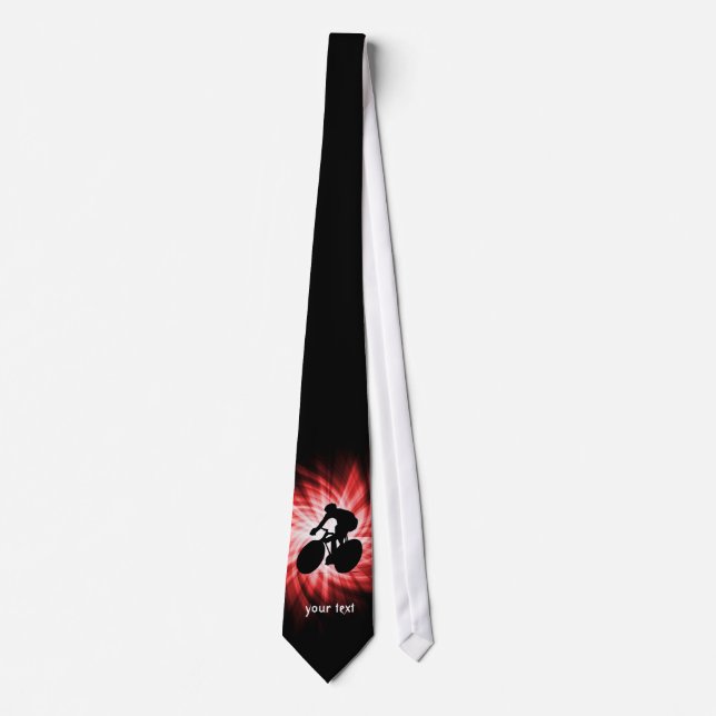 Red Cycling Neck Tie (Front)