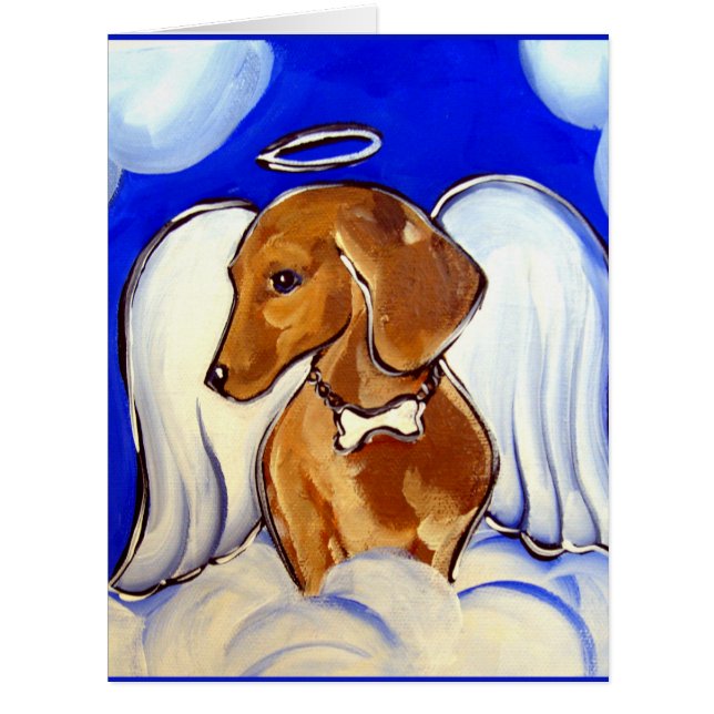 Red Dachshund Cards (Front)