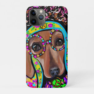 RED DACHSHUND iPhone 11 PRO CASE